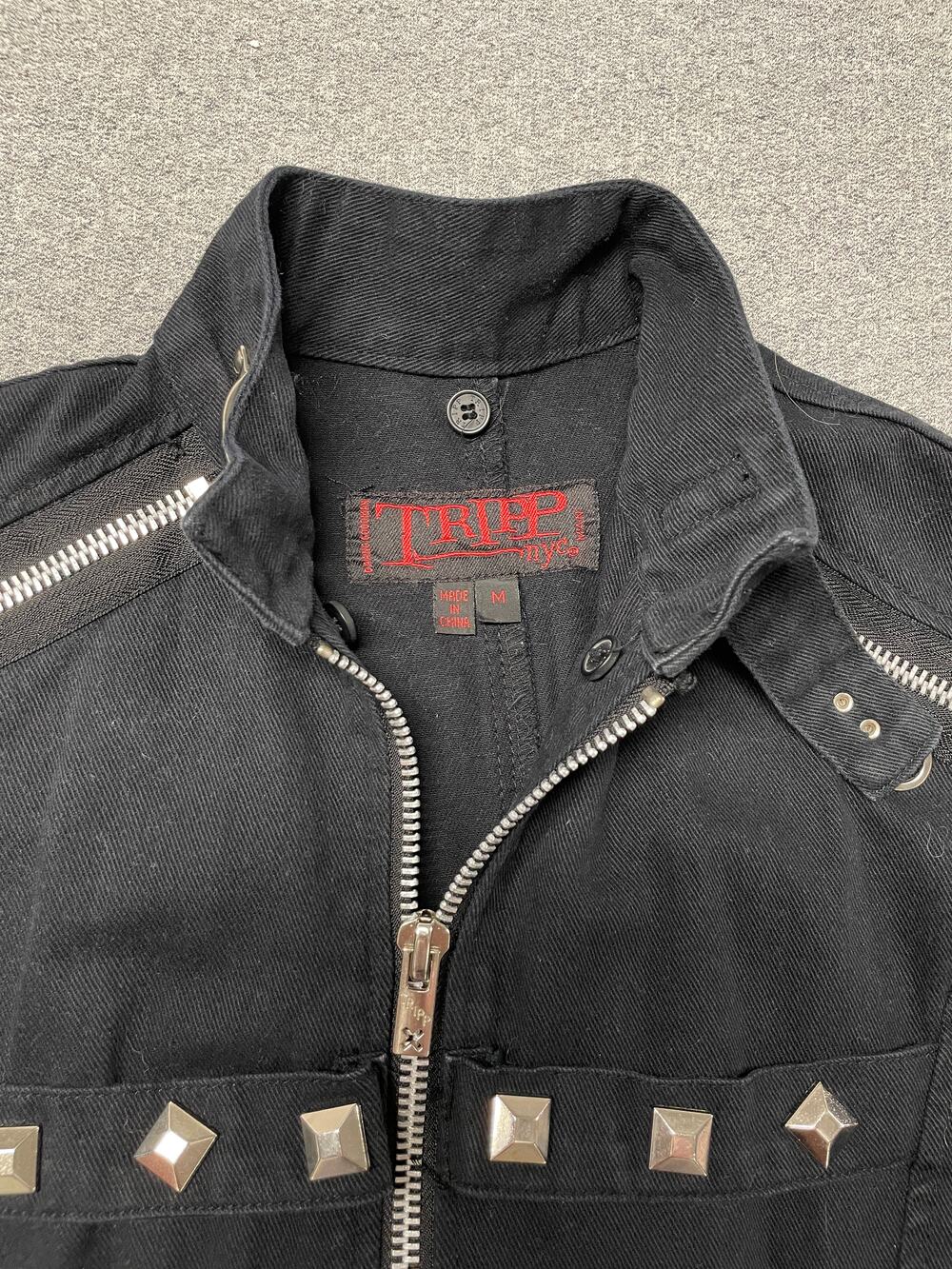 Vintage y2K Tripp NYC Goth Coat - Picture 2 of 7